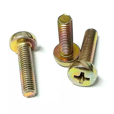 100 Pç Parafuso Máquina Cabeça Panela Phillips M5 5mm x 25mm