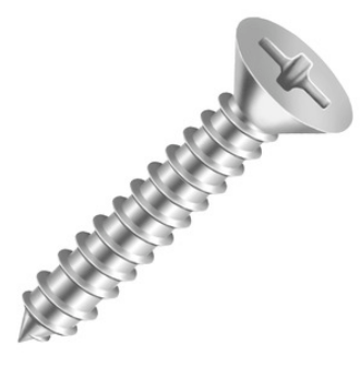 100 pçs Parafuso Chata Phillips Inox Atarrachante 4,8 x 45