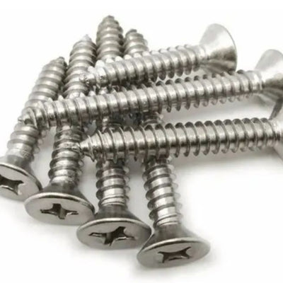 200 pçs Parafuso Chata Phillips Inox Atarrachante 4,8 x 45