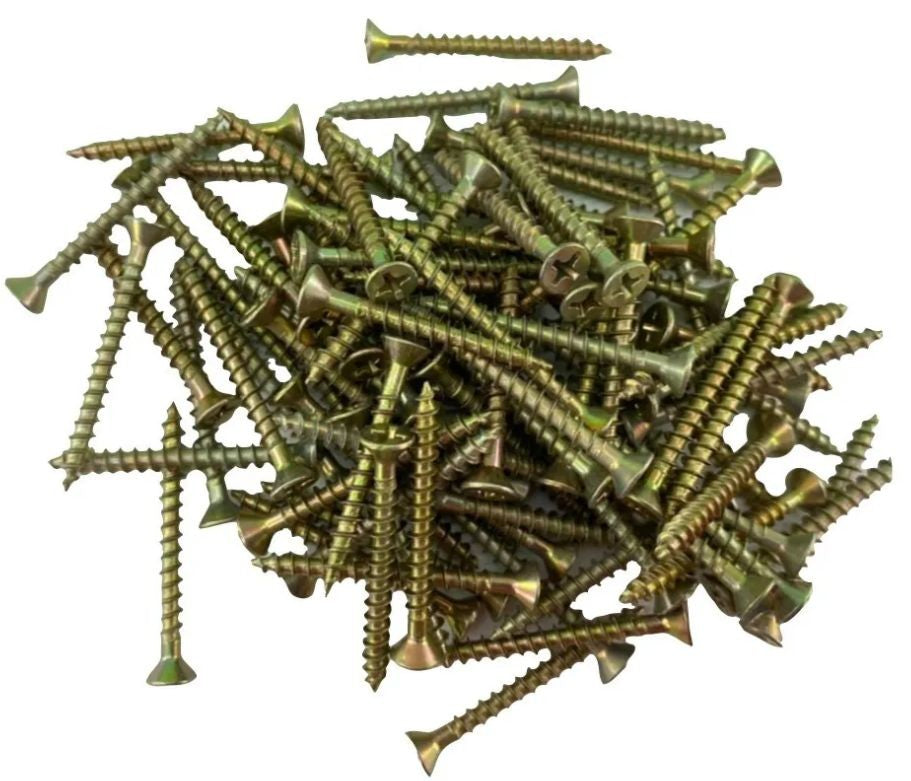 100 un Parafuso Chipboard Phillips Madeira 3.5x30 mm 3.5x30