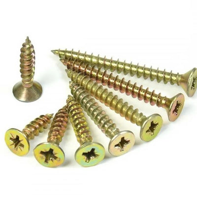 100 un Parafuso Chipboard Phillips Madeira 4,0x16 mm 4.0x16