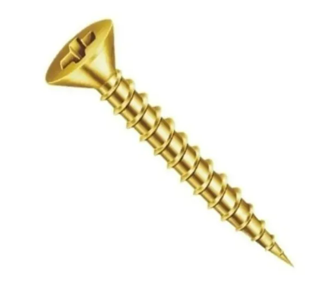 100 un Parafuso Chipboard Phillips Madeira 5,0x50 mm 5.0X50