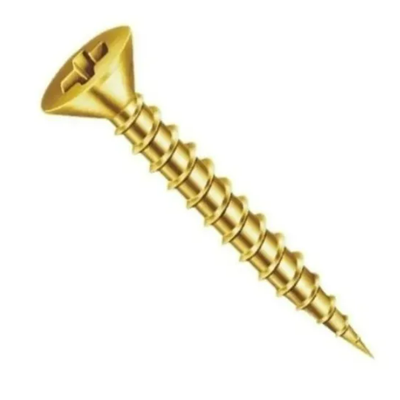 100 un Parafuso Chipboard Phillips Madeira 5,0x50 mm 5.0X50