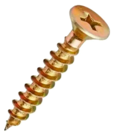 1000x Parafuso Madeira Cabeça Chata Phillips 4,5 X 35 4.5x35