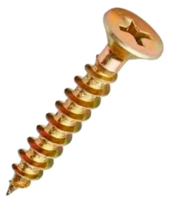 1000x Parafuso Madeira Cabeça Chata Phillips 4,5 X 35 4.5x35