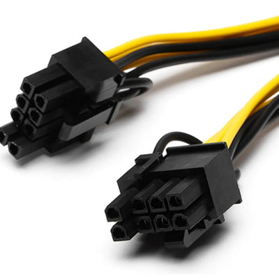 2X CaboS Splitter Y Energia Pci-e 8 Pinos 2x Pci-e 8pin Gpu