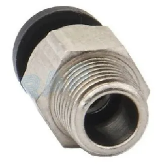 2x Conector Pneumático Bowden Pc6-01 Ptfe 6mm Com Rosca M10