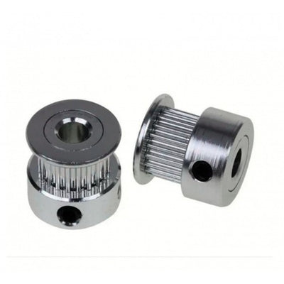 2x Polia Gt2 20 Dentes Furo 6mm P/ Correia 6mm 3d Reprap Cnc