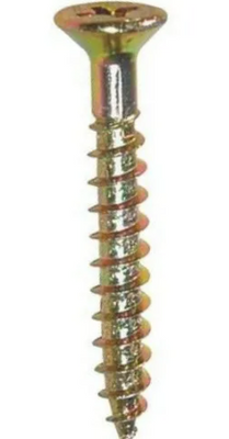 300x Parafuso Madeira Chipboard 4,0 X 45mm Philips Chata