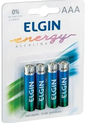 4 Pilhas Alkaline AAA/AA No Blister Ideal Para Vários Aparelhos