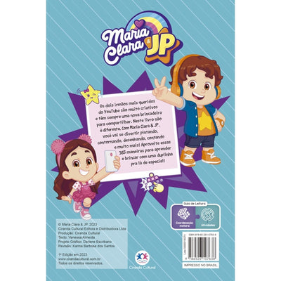 365 Atividades e Desenhos para Colorir - Maria Clara e JP - Ciranda Cultural