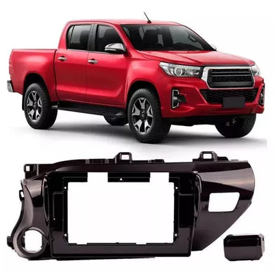 10- MOLDURA TOYOTA HILUX 2014 - 2016 BLACK PIANO 6011