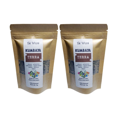 2 Kumbayas Elemento TERRA Chá Ervas, Flores e Especiarias